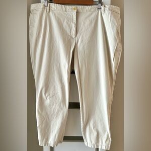 Talbots Khaki Cropped “Girlfriend Chino”